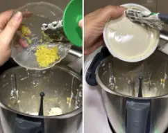 Step <p><span style="font-weight: normal;">Agregar el limón rallado junto con el mascarpone y mezcle </span>30 seg/vel 3<span style="font-weight: normal;">.</span></p> illustration