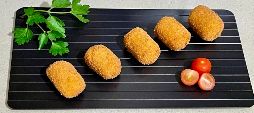 Croquetas de gamba roja