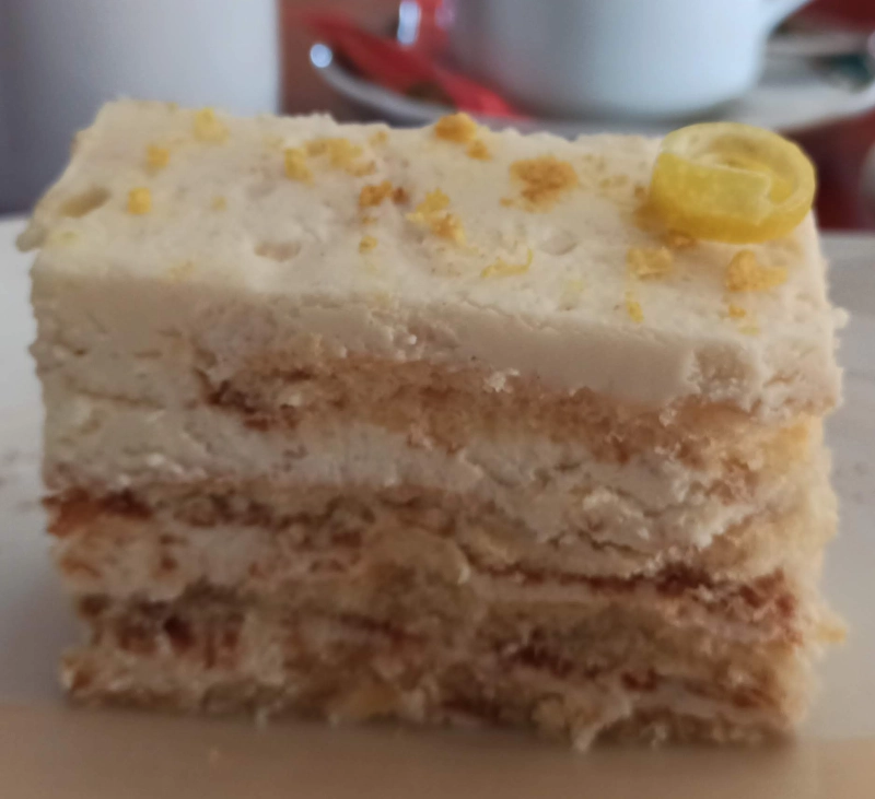 Tarta fría de limón