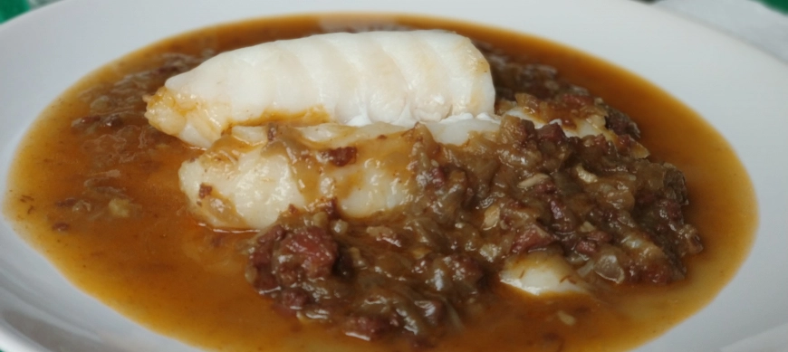 BACALAO EN SALSA VIZCAINA CON THERMOMIX