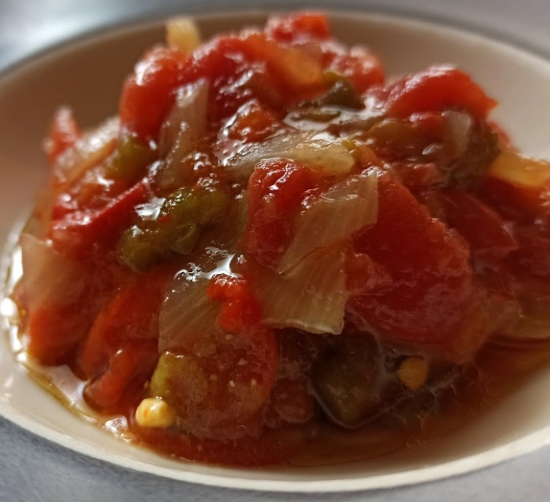 Ensalada de pimientos murciana