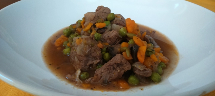 GUISOS CON THERMOMIX: TERNERA A LA JARDIENERA