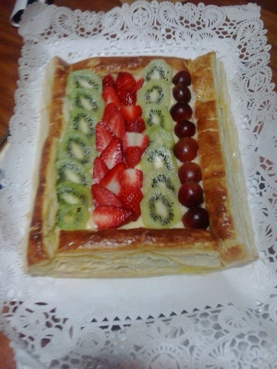Hojaldre de frutas. TARTA con Thermomix®
