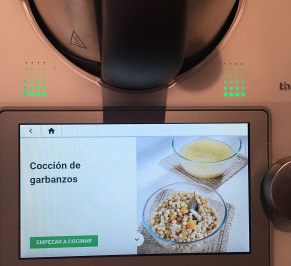 Garbanzos cocidos en nuestra Thermomix® !! Sano y fácil.